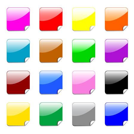 modern web buttons のイラスト素材