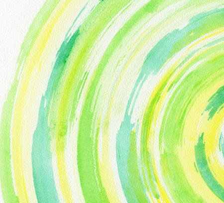 Abstract painted watercolor background on paper texture.の写真素材