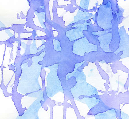 Abstract painted watercolor background on paper texture.の写真素材