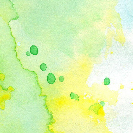 Abstract painted watercolor background on paper texture.の写真素材