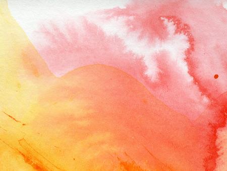 Abstract painted watercolor art backgroundの写真素材