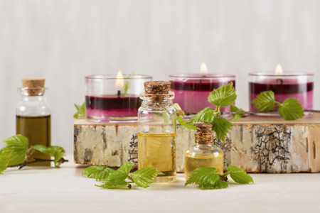 Essential oil for aromatherapy and candlesの写真素材
