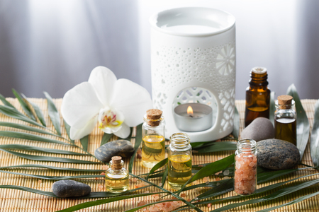 Essential oil for aromatherapy, spa conceptの写真素材