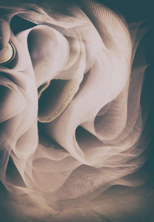 Abstract soft chiffon texture background. Waves of soft clothの写真素材