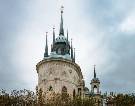 Vladimir Church. Bykovo. Russia. Church of Vladimir in Bykovo. The Church of Vladimir Icon of Mother of God in Bykovoの写真素材