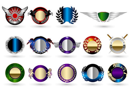 Set of abstract elements for designのイラスト素材