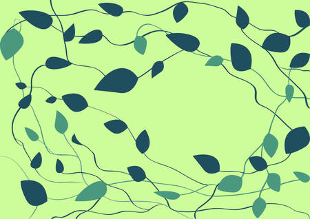 leafs backgroundのイラスト素材