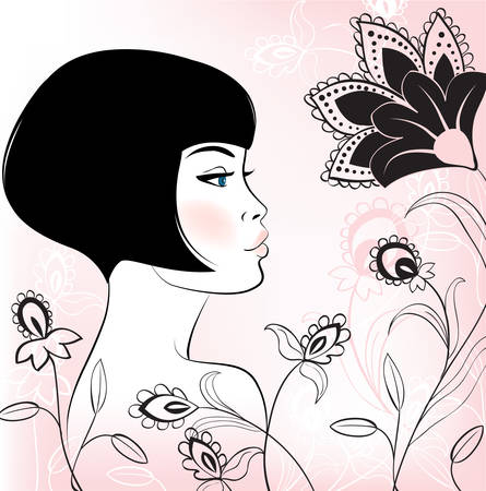 face girlのイラスト素材