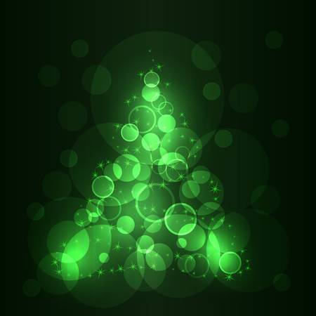 vector christmas treeのイラスト素材