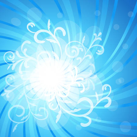 abstract blue christmas background illustration colorful clipartのイラスト素材