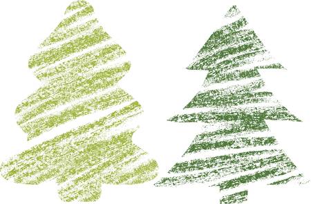 abstract christmas treeのイラスト素材