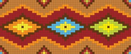 seamless abstract african ethnic ornament. Vector illustrationのイラスト素材