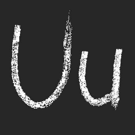 pencil or charcoal chalk alphabet letter. Vectorのイラスト素材