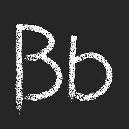 pencil or charcoal chalk alphabet letter. Vectorのイラスト素材