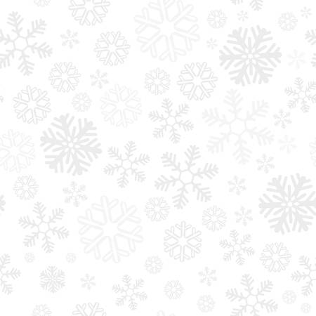 Snowflake christmas and new year seamless pattern vector illustrationのイラスト素材