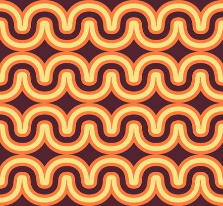 Geometric seamless geometric wave background  Colorful vector illustrationのイラスト素材