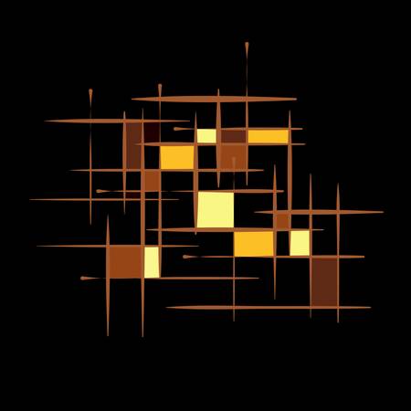 abstract technology vector seamless background  Colorful vector illustrationのイラスト素材