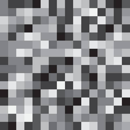 Abstract black and white geometrical background with squaresのイラスト素材