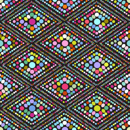 decorative modern geometric seamless pattern ornament illustration background print design のイラスト素材