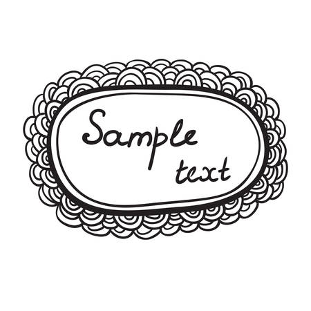 luxury card vintage style hand drawing vector illustrationのイラスト素材