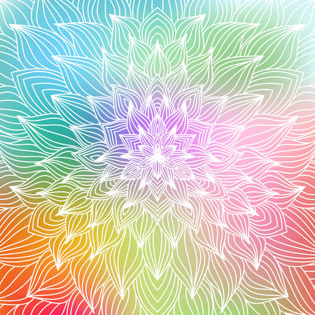 celtic knot doily round lace floral pattern card, circle, mandala, amuletのイラスト素材