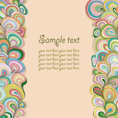 Poster vector banner. Holiday card. Design elementのイラスト素材