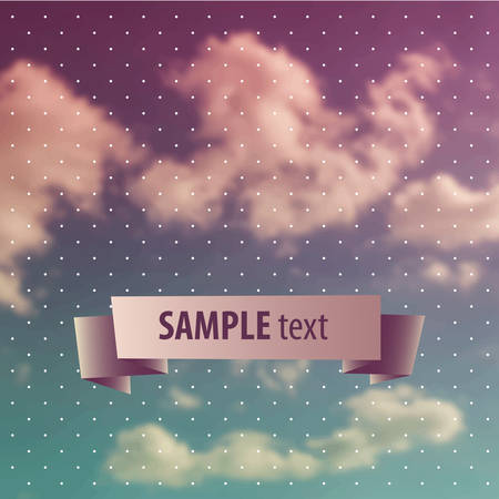 Vintage handmade elements design . Colorful vector illustration.のイラスト素材