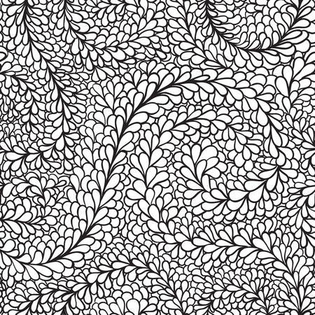 Leaves seamless patternのイラスト素材