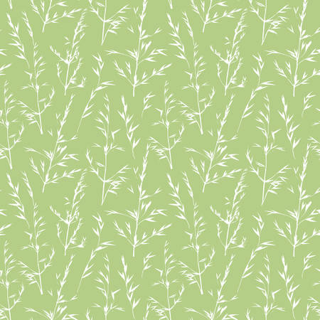 leaves vector seamless abstract hand drawn patternのイラスト素材