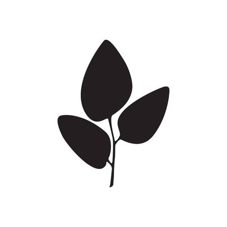 Simple leaf iconのイラスト素材