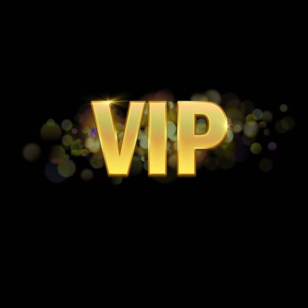 Very important person - VIP glittering textの写真素材