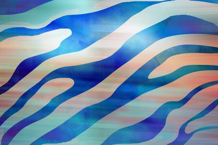 Gray blue animal silk seamless pattern backgroundの写真素材