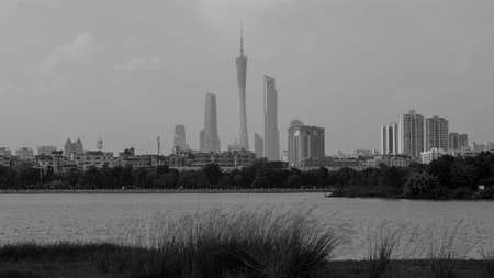 Across the Canton Towerのeditorial素材