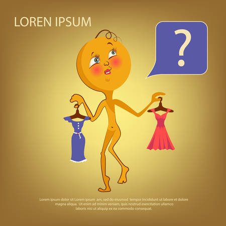 Vector smiley. A cute little creature. Expresses emotions.のイラスト素材