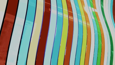 colorful ribbons - diagonalの写真素材