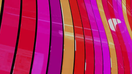 colorful ribbons - diagonalの写真素材