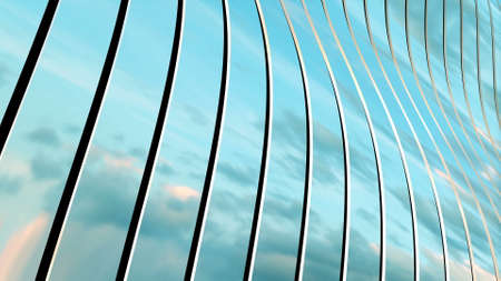 colorful ribbons - diagonalの写真素材