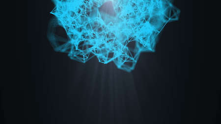 Fractal alien fiber abstract