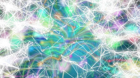 Fractal alien fiber abstractの写真素材