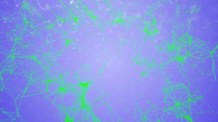 Fractal alien fiber abstract