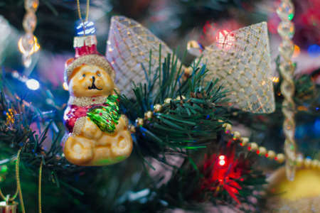 toys for the Christmas treeの写真素材