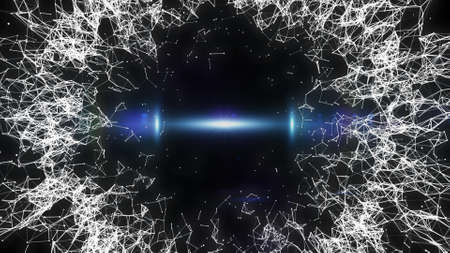 Fractal alien fiber abstractの写真素材