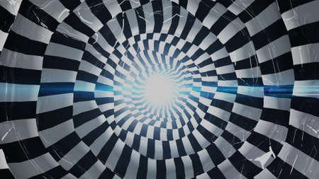 the light at the end in the tunnel.の写真素材