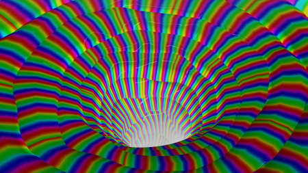 Abstract colored lights in motionの写真素材