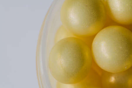 Multi-colored balls close-up, macro shotの写真素材