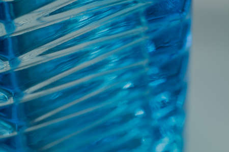 Abstract background of blue glassの写真素材