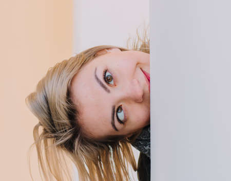 Portrait of a beautiful stylish girlの写真素材