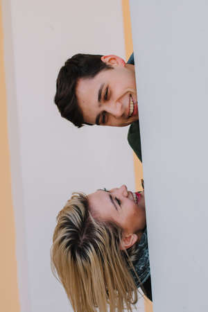 Portrait of a beautiful stylish guyの写真素材