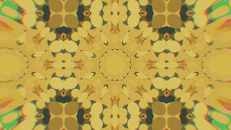 Abstract Colorful Painted Kaleidoscopic Graphic Background. Futuristic Psychedelic Hypnotic Backdrop...
