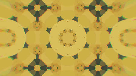 Abstract Colorful Painted Kaleidoscopic Graphic Background. Futuristic Psychedelic Hypnotic Backdrop...